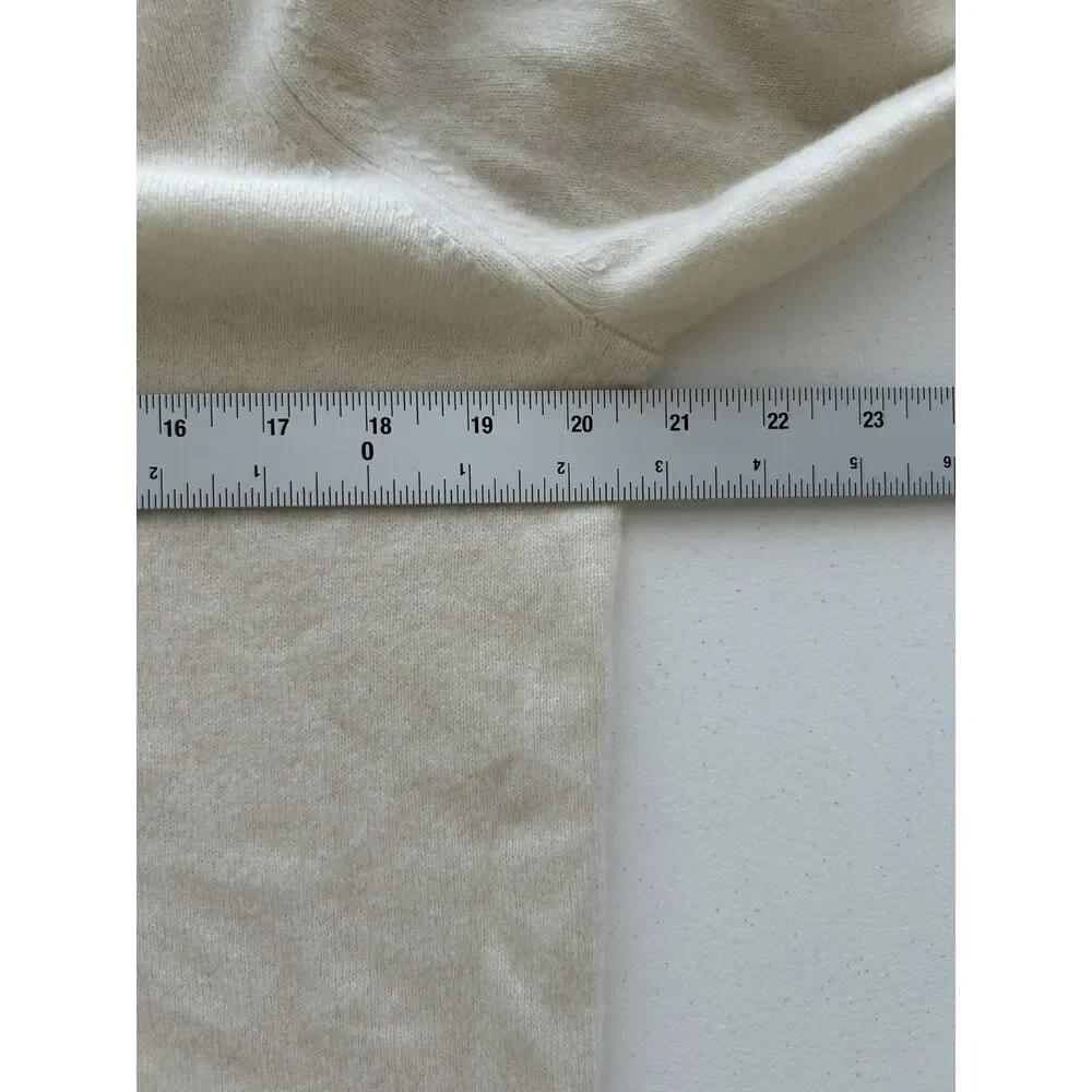 NAADAM The Original 100% Cashmere Crewneck Sweater - Off-White Ivory / Size L